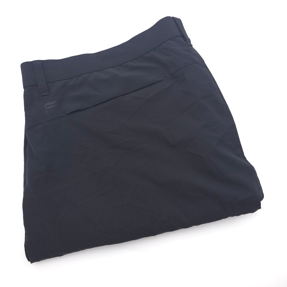 Fabletics Mens 40X34 The Only Pant Classic Fit Black Stretch Tapered Chino